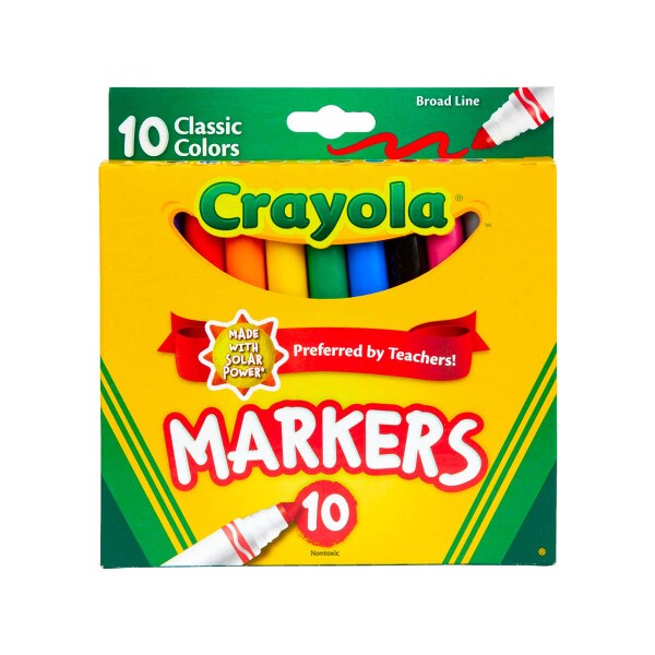 Crayola Classic Markers 10 Pack